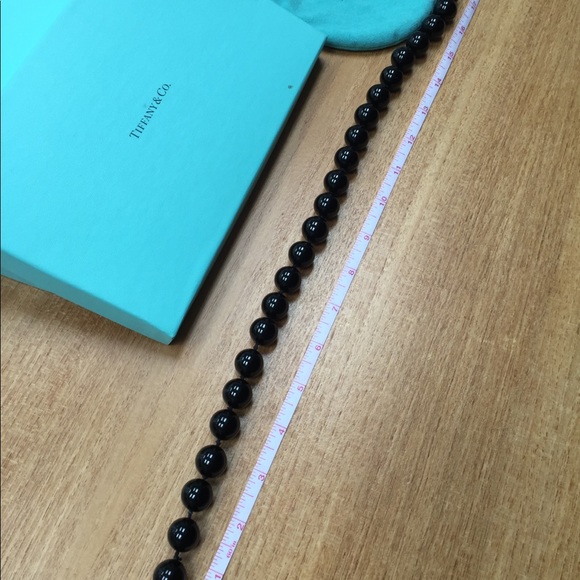 Tiffany and Co- Rare oversized onyx necklace - Picture 5 of 8